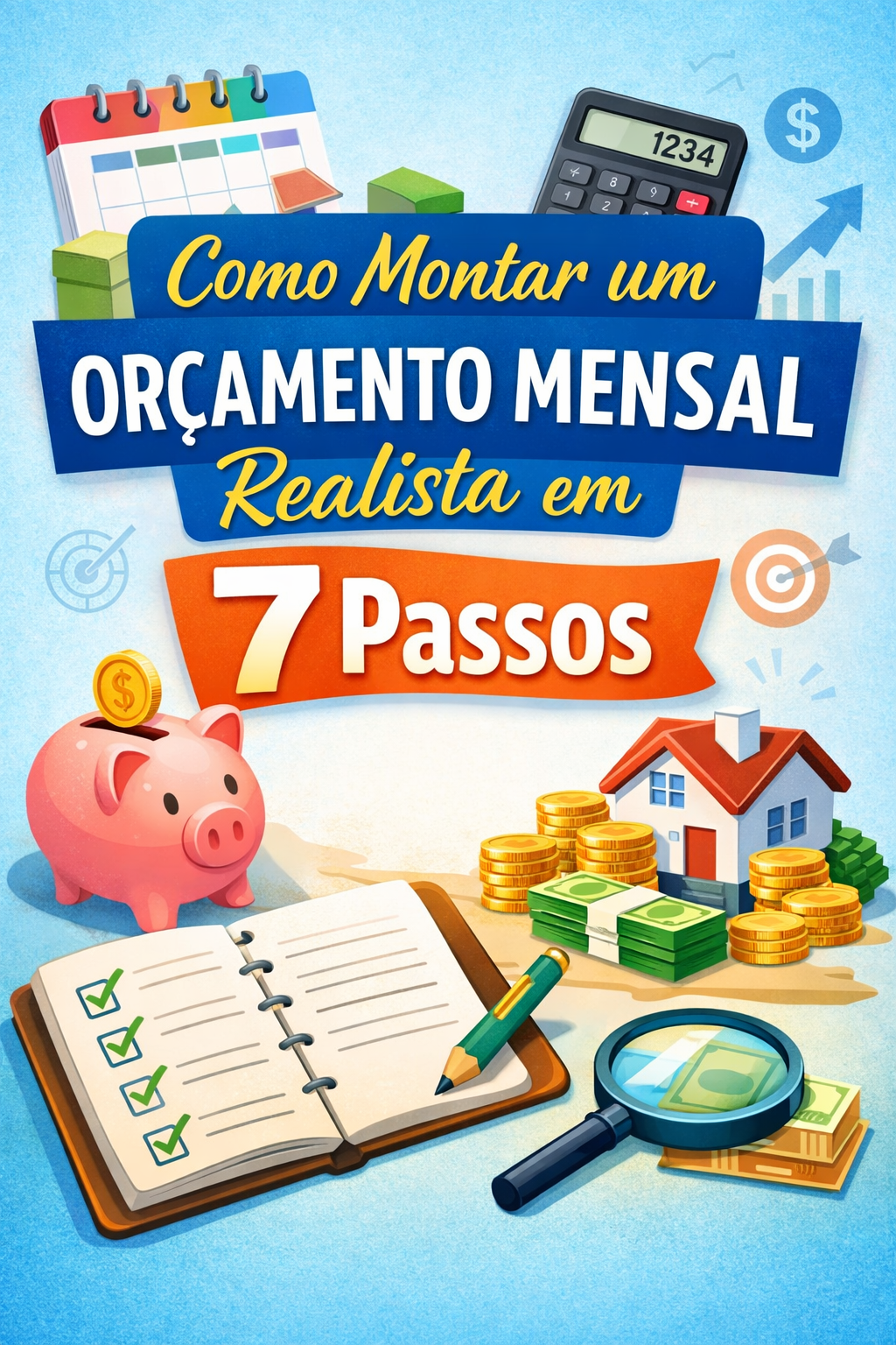 7 Passos Práticos para Montar um Orçamento Mensal Realista (e que Funciona de Verdade)