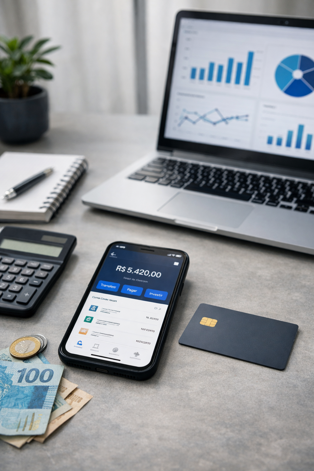 Banco digital no Brasil: 7 pontos essenciais para analisar antes de escolher