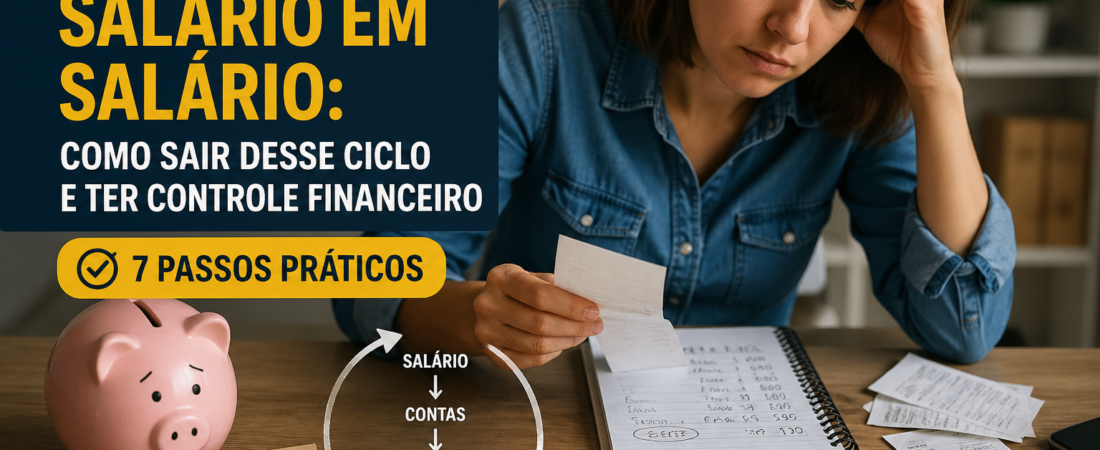 7 passos para sair do ciclo de viver de salário em salário (guia prático)