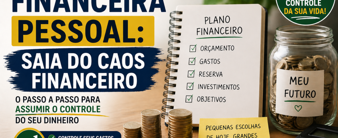 Organização Financeira: 7 passos para montar um orçamento mensal realista e finalmente ter controle do seu dinheiro